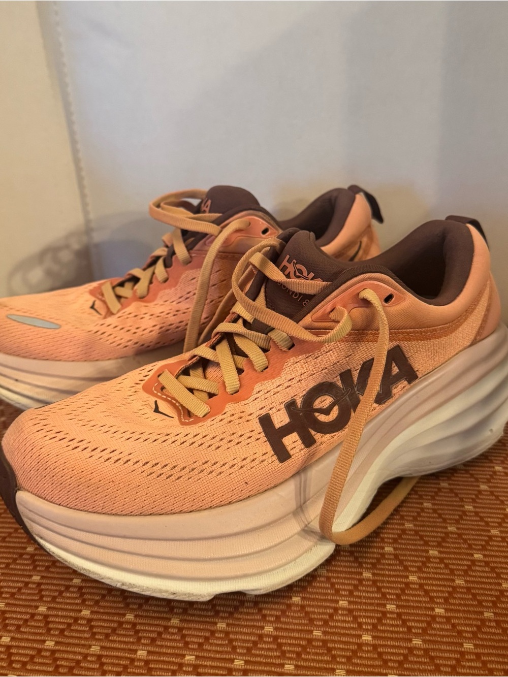 HOKA Women's Peach Pink  Running Shoes Size 6B